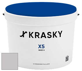 Краска X5 X Krasky матовая краска для стен и потолков цвет 5414 