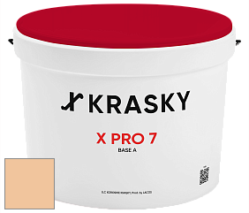 Краска X Pro 7 X Krasky матовая краска для стен и потолков цвет NO.77 