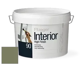 Краска Flugger Interior High Finish 90 акриловая глянцевая эмаль цвет NCS S 5020-G50Y 