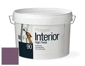 Краска Flugger Interior High Finish 90 акриловая глянцевая эмаль цвет NCS S 5030-R40B 