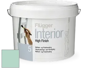 Краска Flugger Interior High Finish 5 матовая акриловая краска-грунт цвет NCS S 1020-B90G 