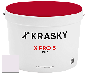 Краска X PRO 5 X Krasky матовая краска для стен и потолков цвет NCS S 0507-R40B 
