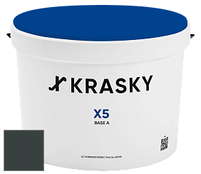 Краска X5 X Krasky матовая краска для стен и потолков цвет NCS S 8505-B50G 