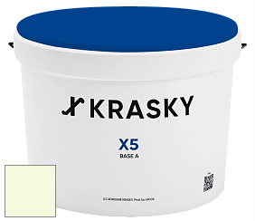 Краска X5 X Krasky матовая краска для стен и потолков цвет 1521 
