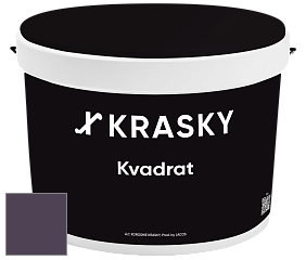 Краска X2B Kvadrat X Krasky матовая краска для потолков глубокого чёрного цвета цвет NCS S 7020-R50B 