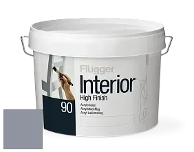 Краска Flugger Interior High Finish 90 акриловая глянцевая эмаль цвет NCS S 4010-R70B 