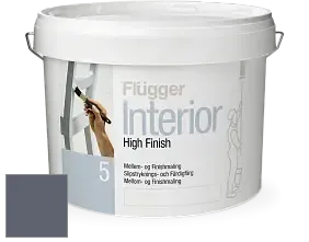 Краска Flugger Interior High Finish 5 матовая акриловая краска-грунт цвет 4448 
