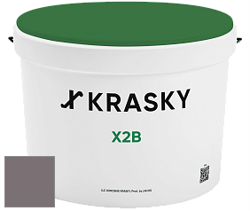 Краска X2B X Krasky глубокоматовая краска для потолков цвет NCS S 6005-R20B 