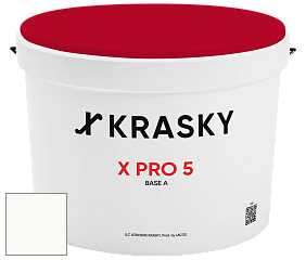Краска X PRO 5 X Krasky матовая краска для стен и потолков цвет 5341 