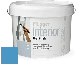 Краска Flugger Interior High Finish 5 матовая акриловая краска-грунт цвет NCS S 2050-R90B 