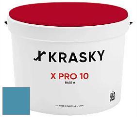 Краска X Pro 10 X Krasky матовая краска для стен и потолков цвет NCS S 3040-B 