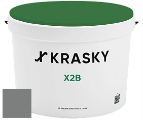 Краска X2B X Krasky глубокоматовая краска для потолков цвет RAL 7037 