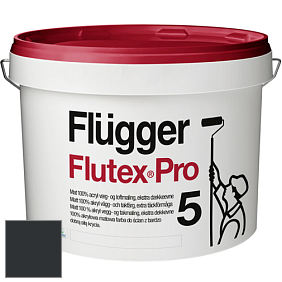 Краска Flugger Flutex Pro 5 матовая краска цвет RAL 7021 