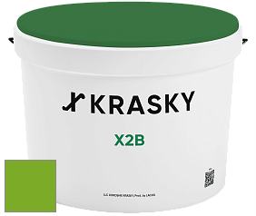 Краска X2B X Krasky глубокоматовая краска для потолков цвет NCS S 1080-G30Y 