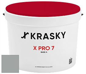 Краска X Pro 7 X Krasky матовая краска для стен и потолков цвет NCS S 3502-G 