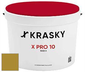 Краска X Pro 10 X Krasky матовая краска для стен и потолков цвет NCS S 3060-G90Y 
