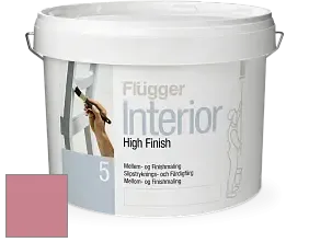 Краска Flugger Interior High Finish 5 матовая акриловая краска-грунт цвет NCS S 2040-R10B 