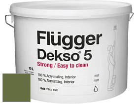 Краска Flugger Dekso 5 матовая краска цвет NCS S 5040-G40Y 