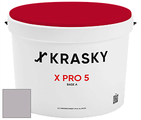 Краска X PRO 5 X Krasky матовая краска для стен и потолков цвет 5436 