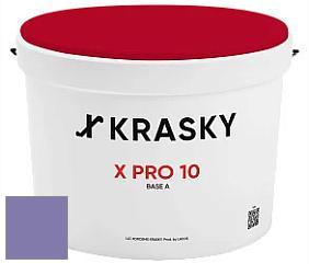 Краска X Pro 10 X Krasky матовая краска для стен и потолков цвет NCS S 3040-R60B 