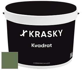 Краска X2B Kvadrat X Krasky матовая краска для потолков глубокого чёрного цвета цвет NCS S 5030-G30Y 