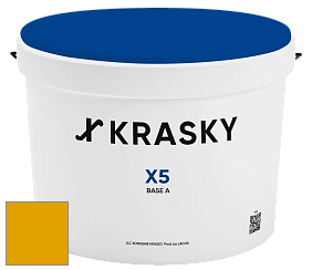 Краска X5 X Krasky матовая краска для стен и потолков цвет RAL 1006 