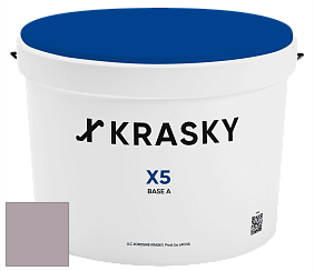 Краска X5 X Krasky матовая краска для стен и потолков цвет NCS S 3010-R30B 
