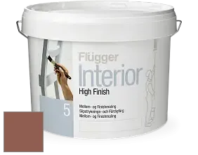 Краска Flugger Interior High Finish 5 матовая акриловая краска-грунт цвет NCS S 5030-Y70R 