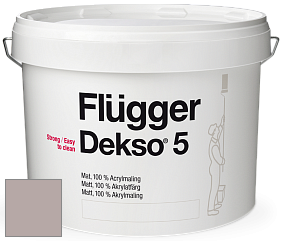Краска Flugger Dekso 5 матовая краска цвет 4395 