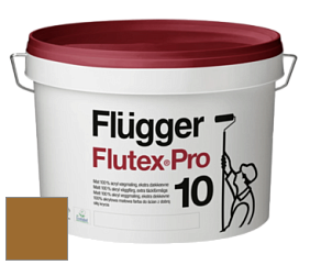 Краска Flugger Flutex Pro 10 матовая моющаяся краска цвет RAL 8001 