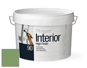 Краска Flugger Interior High Finish 90 акриловая глянцевая эмаль цвет NCS S 3040-G30Y 
