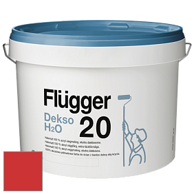 Краска Flugger Dekso H2O 20 полуматовая краска цвет RAL 3028 