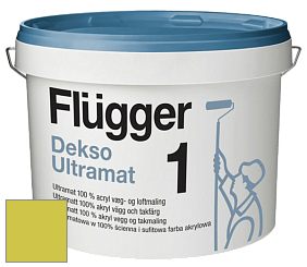 Краска Flugger Dekso 1 ультраматовая краска цвет NCS S 1060-G70Y 