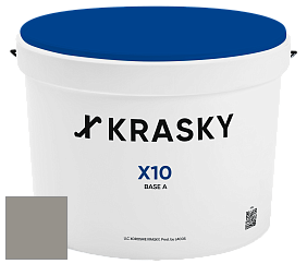 Краска X10 X Krasky шелковисто-матовая краска для стен и потолков цвет NCS S 4502-Y 