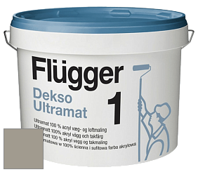 Краска Flugger Dekso 1 ультраматовая краска цвет NCS S 4005-Y 