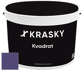Краска X2B Kvadrat X Krasky матовая краска для потолков глубокого чёрного цвета цвет NCS S 5040-R60B 