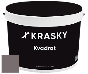 Краска X2B Kvadrat X Krasky матовая краска для потолков глубокого чёрного цвета цвет NCS S 6005-R 