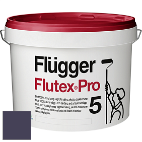 Краска Flugger Flutex Pro 5 матовая краска цвет NCS S 7020-R60B 