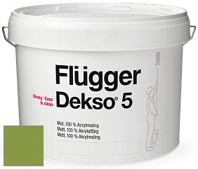 Краска Flugger Dekso 5 матовая краска цвет 2528 