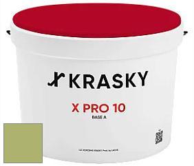Краска X Pro 10 X Krasky матовая краска для стен и потолков цвет NCS S 2040-G50Y 