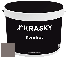 Краска X2B Kvadrat X Krasky матовая краска для потолков глубокого чёрного цвета цвет NCS S 6005-Y80R 
