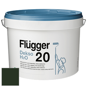 Краска Flugger Dekso H2O 20 полуматовая краска цвет RAL 6007 