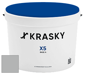 Краска X5 X Krasky матовая краска для стен и потолков цвет 5352 