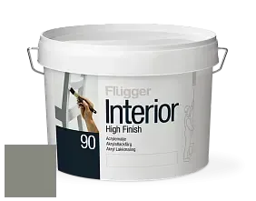 Краска Flugger Interior High Finish 90 акриловая глянцевая эмаль цвет NCS S 5005-G50Y 