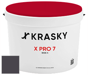 Краска X Pro 7 X Krasky матовая краска для стен и потолков цвет NCS S 8005-R50B 