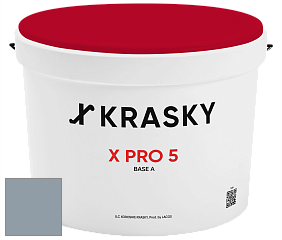 Краска X PRO 5 X Krasky матовая краска для стен и потолков цвет 5525 