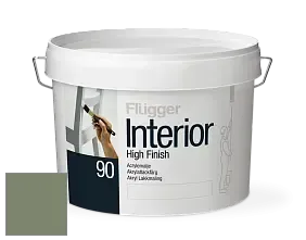 Краска Flugger Interior High Finish 90 акриловая глянцевая эмаль цвет 4517 