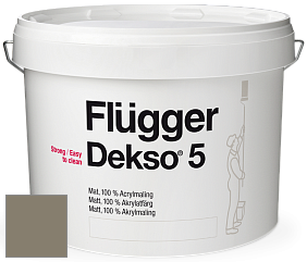 Краска Flugger Dekso 5 матовая краска цвет 5367 