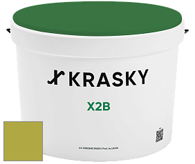Краска X2B X Krasky глубокоматовая краска для потолков цвет NCS S 2060-G60Y 