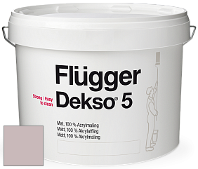 Краска Flugger Dekso 5 матовая краска цвет 4404 